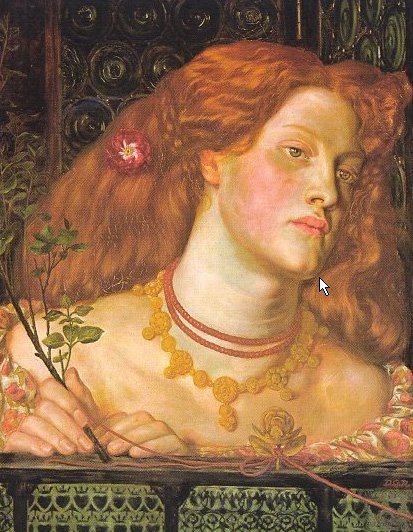 Rossetti Dante Gabriel Fair Rosamund A4 Photo Print