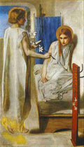 Rossetti Dante Gabriel History of Painting 1900 Ecce Ancilla Domini A4 Photo Print