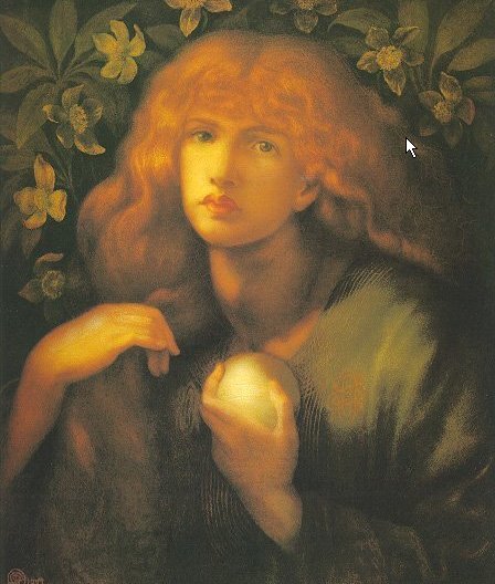 Rossetti Dante Gabriel Mary Magdalen A4 Photo Print