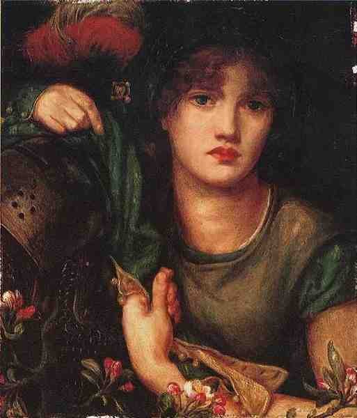 Rossetti Dante Gabriel My Lady Greensleeves A4 Photo Print