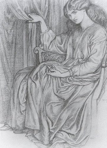 Rossetti Dante Gabriel Silence A4 Photo Print