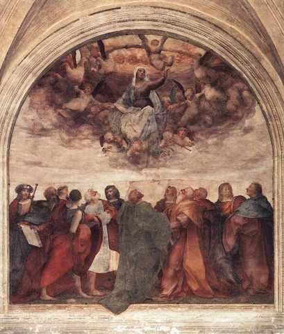 Rosso Fiorentino Assumption Of The Viorgin A4 Photo Print
