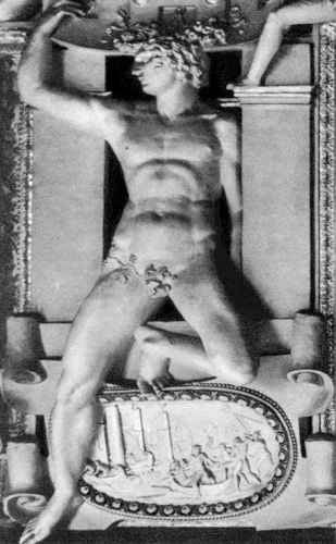Rosso Fiorentino Ignudo A4 Photo Print