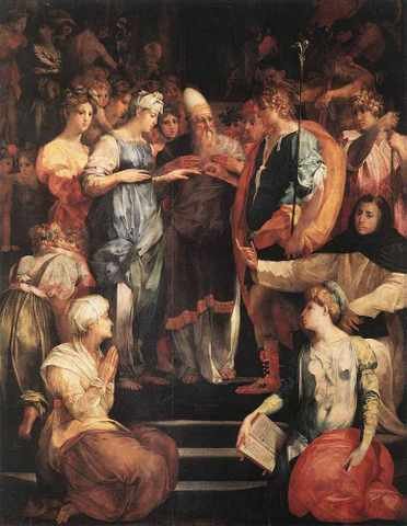 Rosso Fiorentino Marriage Of The Virgin A4 Photo Print