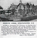 Rossshire Strathpeffer Rosslyn Lodge Advert Vintage A4 Photo Print