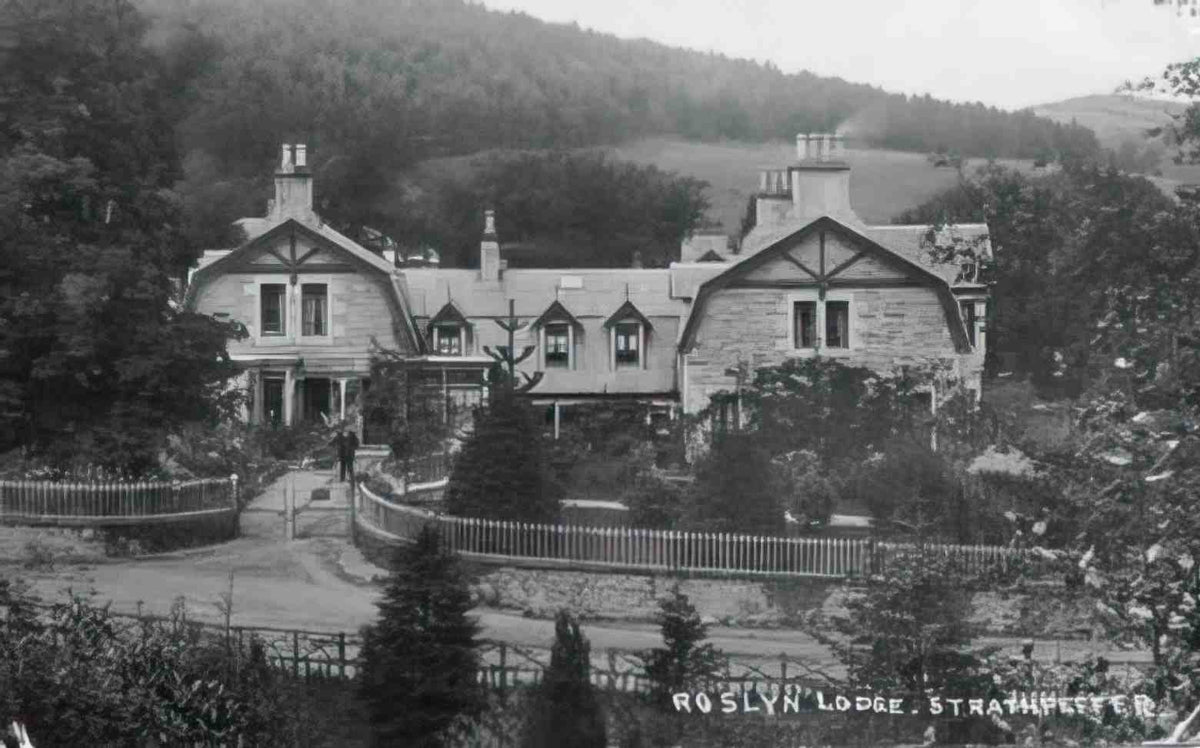 Rossshire Strathpeffer Rosslyn Lodge Vintage A4 Photo Print