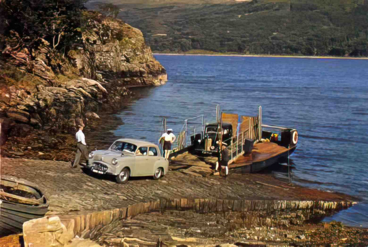 Rossshire Stromeferry in 1959 Vintage A4 Photo Print