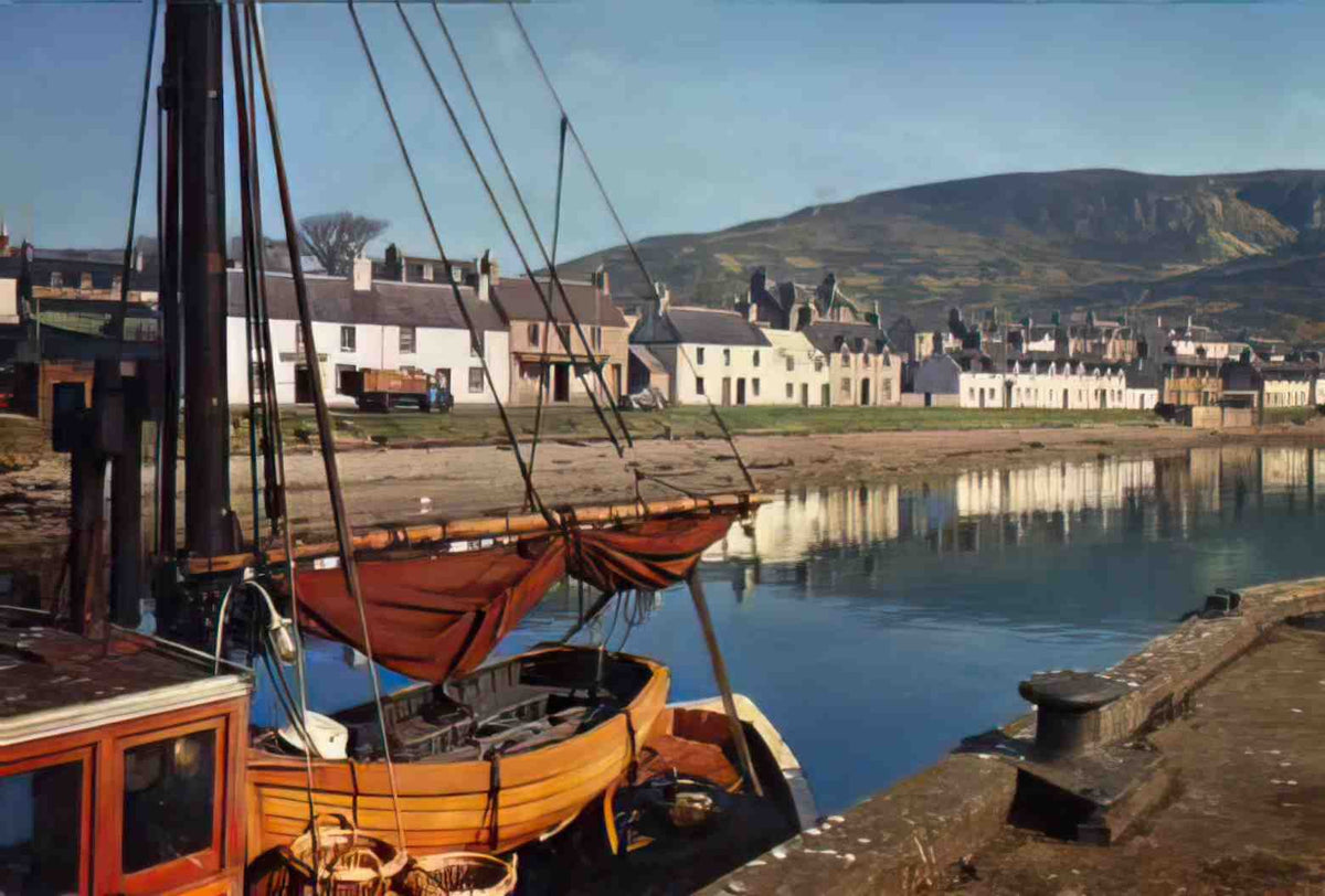 Rossshire Ullapool Wester Ross in 1959 Vintage A4 Photo Print
