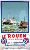 RouenBoat Advert A4 Photo Print