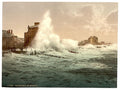 Rough sea Bognor Vintage A4 Photo Print
