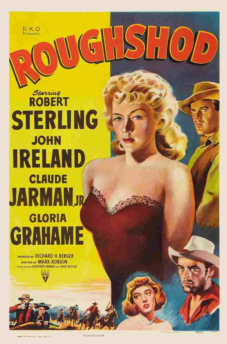 Roughshod 1949 01  film star poster A4 Photo Print