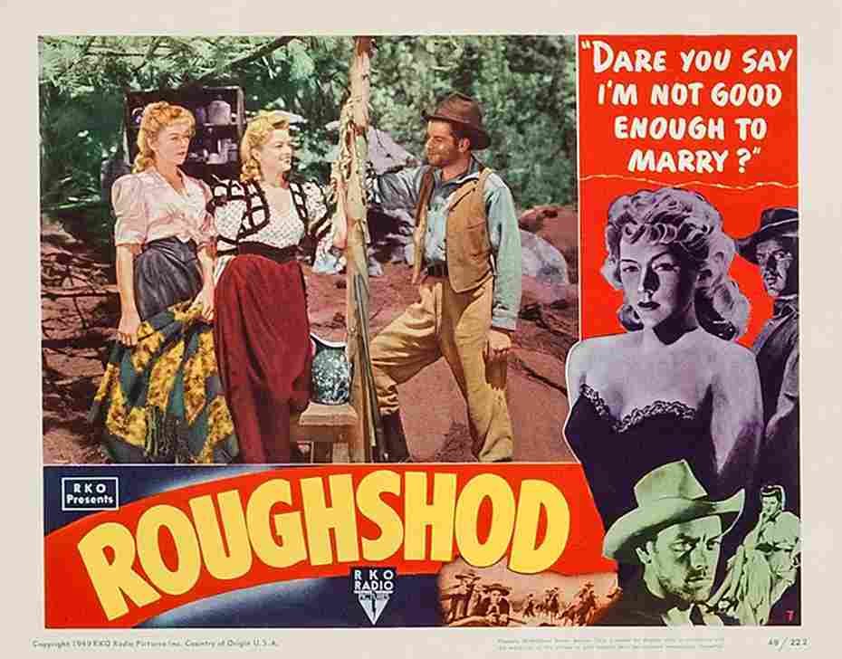 Roughshod 1949 05  film star poster A4 Photo Print