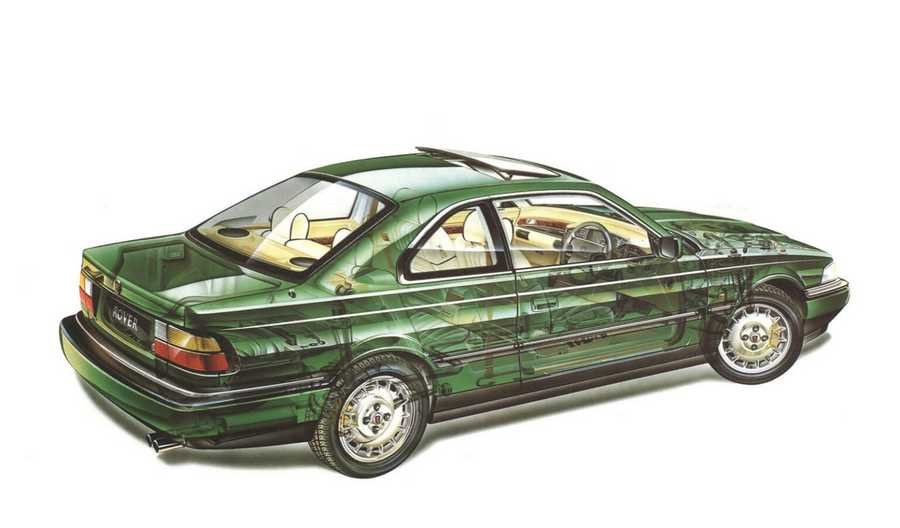 Rover 800 Coupe 1992 1536x900 cutaway A4 Photo Print