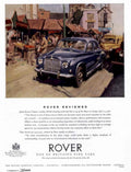 Rover P4 Review 1950s Vintage Retro Advert Poster