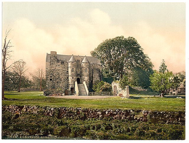 Rowallan Castle Kilmarnock Vintage A4 Photo Print