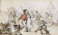 Rowlandson Thomas Elegant Company On Blackfriars Bridge A4 Photo Print