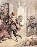 Rowlandson Thomas Travelling Players A4 Photo Print