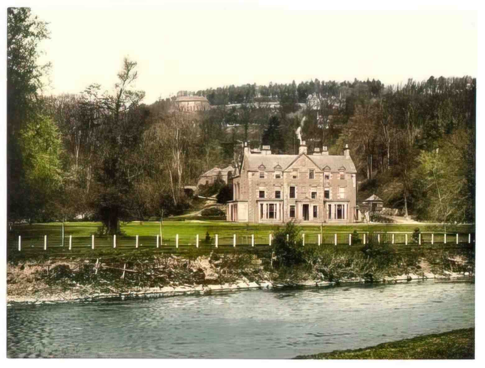 Roxburghshire Hawick Wilton Lodge 1900s Vintage A4 Photo Print