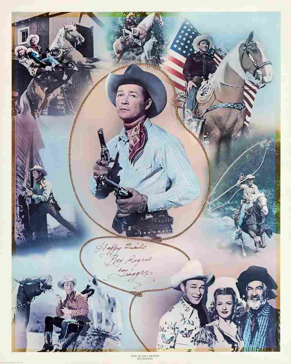Roy Rogers Poster 01 film star poster A4 Photo Print