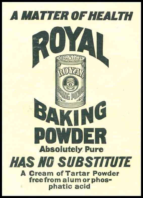 Royal Baking Powder 512 advert A4 Photo Print