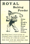 Royal Baking Powder 522 advert A4 Photo Print