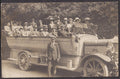 Royal Blue Charabanc No 8 Visiting Goughs Caves Cheddar Vintage A4 Photo Print