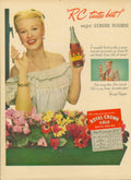 Royal Crown Cola 4 1940s Vintage Retro Advert Poster