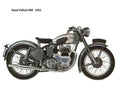 Royal Enfield 500 1951 motorbike A4 Photo Print