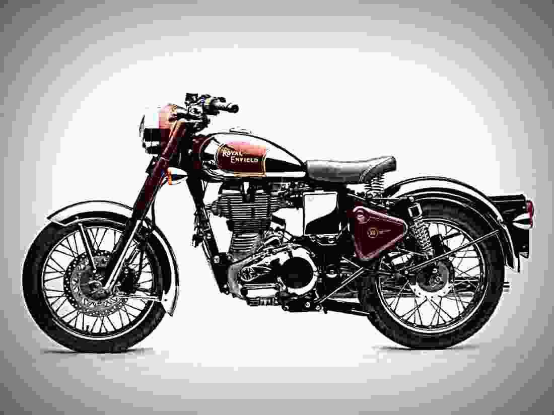 Royal Enfield Classic Desert Storm Classic Desert Storm 2 motorbike A4 Photo Print