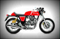 Royal Enfield Continental GT 535cc 3 motorbike A4 Photo Print
