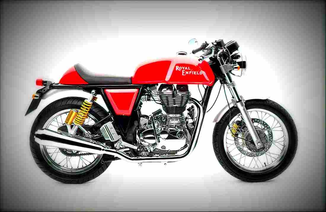 Royal Enfield Continental GT 535cc 3 motorbike A4 Photo Print