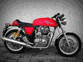 Royal Enfield Continental GT 535cc 5 motorbike A4 Photo Print