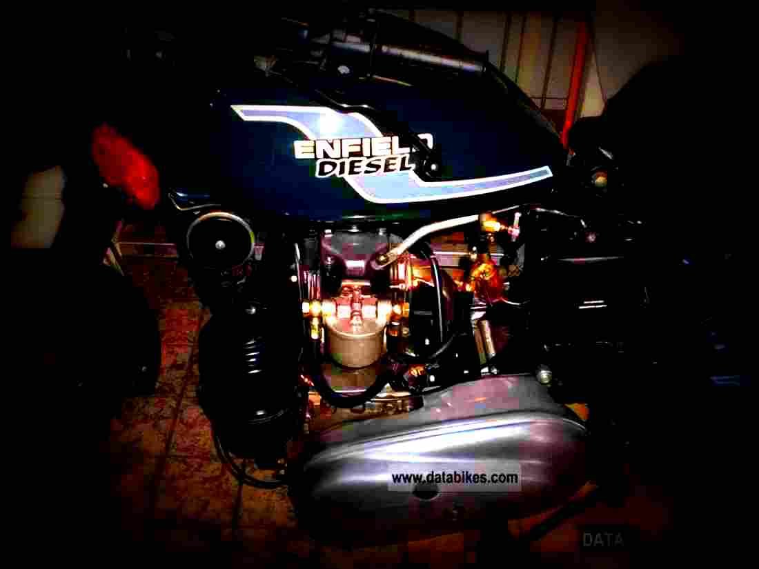 Royal Enfield Diesel 1998 1 motorbike A4 Photo Print