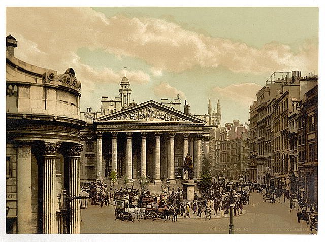 Royal Exchange London Vintage A4 Photo Print