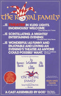 Royal Family TheaterThearte Vintage Retro Advert Poster