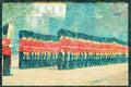Royal Family UK GB England 165015 The Thin Red Line A4 Limited Edition Watercolour Print