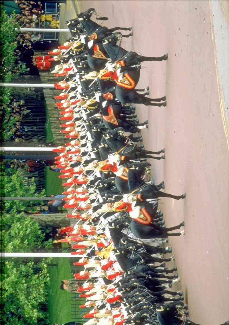 Royal Family UK GB England 165024 Household Cavalry A4 Photo Print