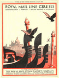 Royal Mail Cruises 1930s Vintage Retro Advert Poster