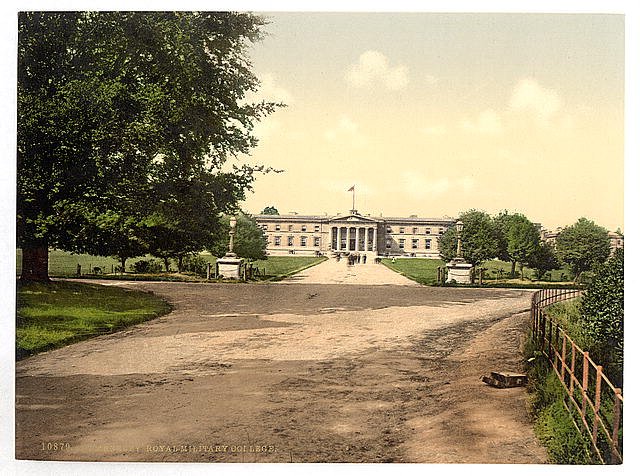 Royal Military College I Sandhurst Camberley Vintage A4 Photo Print