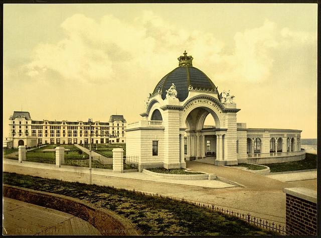 Royal Palace Hotel Ostend Vintage A4 Photo Print