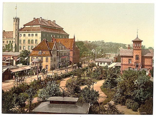 Royal Palace Kiel Schleswig Holstein Vintage A4 Photo Print