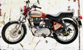 RoyalEnfield Bullet Electra5S 2007 Aged Vintage A4 Photo Print