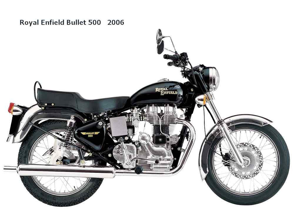 RoyalEnfield Bullet500 2006 motorbike A4 Photo Print