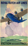 RoyalKLM Vintage Advert A4 Photo Print