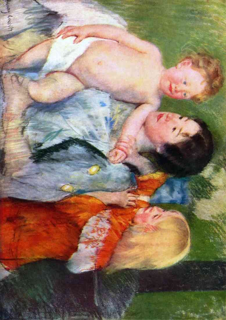 Royalty Free Image After the bath Mary Cassatt Impressionism A4 Photo Print