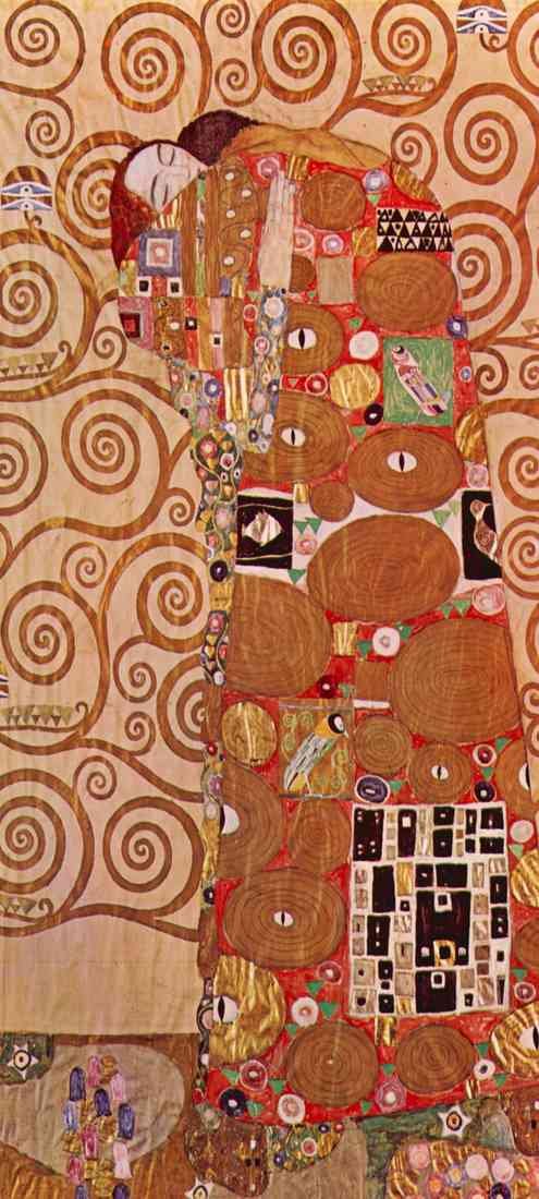 Royalty Free Image Embrace Klimt card 1 third A4 Photo Print