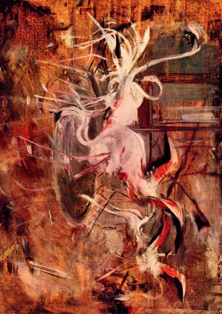 Royalty Free Image Flamingos in the Palais Rose in Vesinet Giovanni Boldini A4 Photo Print