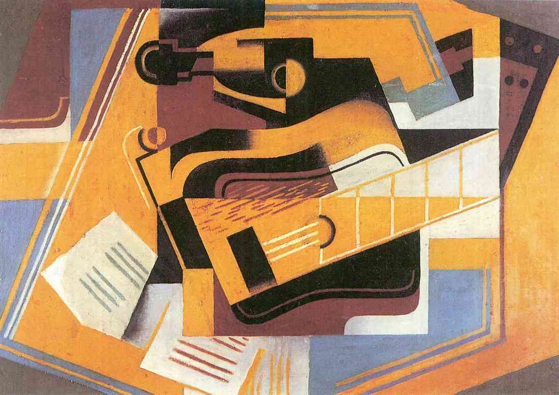 Royalty Free Image Guitar 1 Juan Gris Abstract Art A4 Photo Print