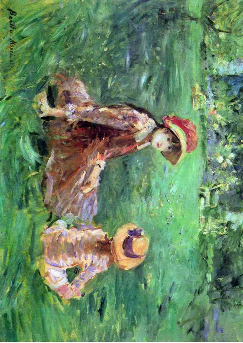 Royalty Free Image In the garden at Maurecourt Morisot A4 Photo Print