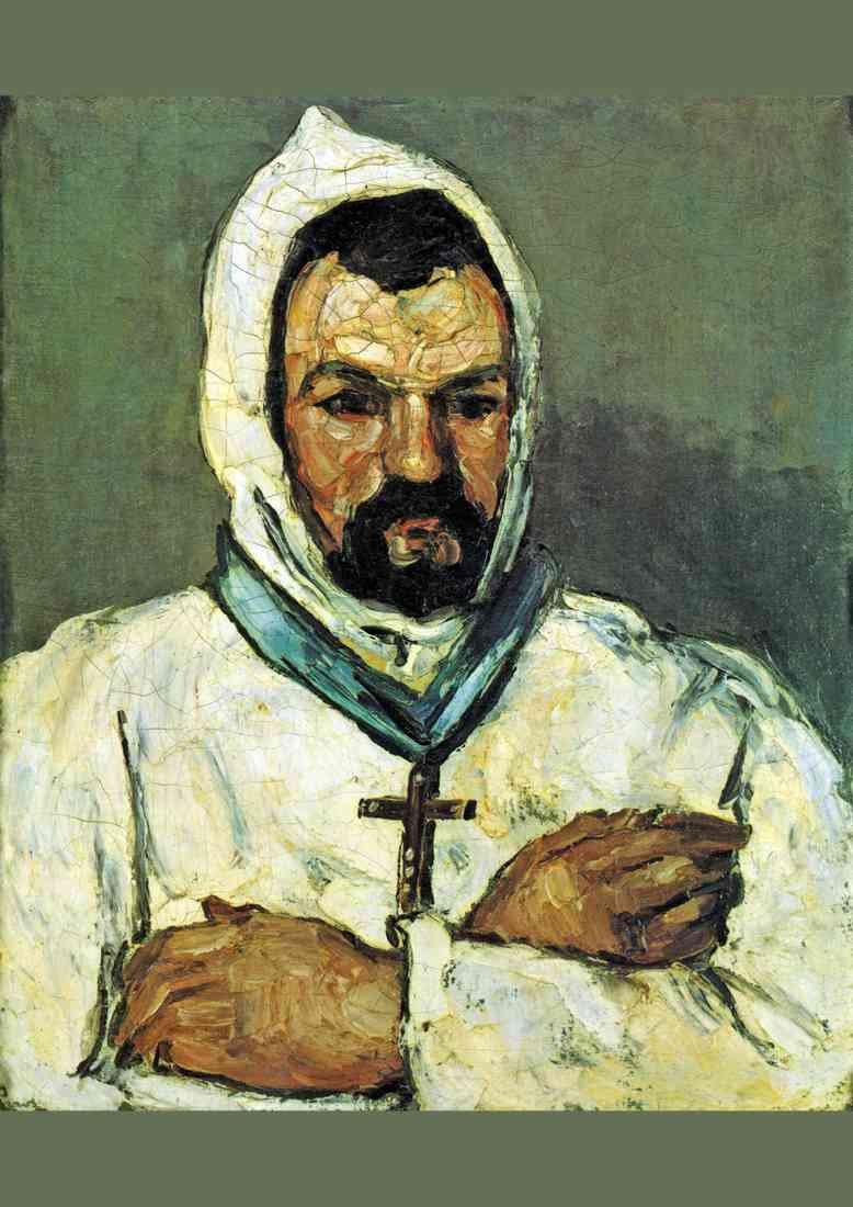 Royalty Free Image Portrait of Uncle Dominique as a monk Cezanne A4 Photo Print